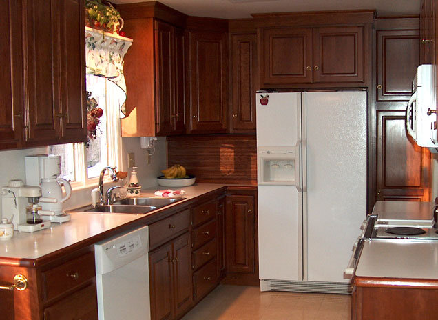 laminate countertops with wood edges